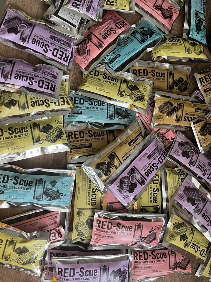 RED-Scue Multi-Flavour Packs More flavours. More variety. ~38g carbohydrate per bar. Food-first fuel for athletes.