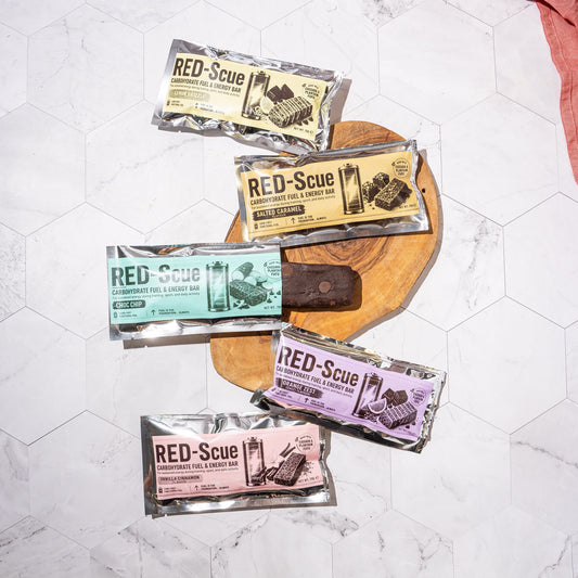 Try Every RED-Scue Flavour 5, 10 or 20 bars. All five flavours. Find your favourite.