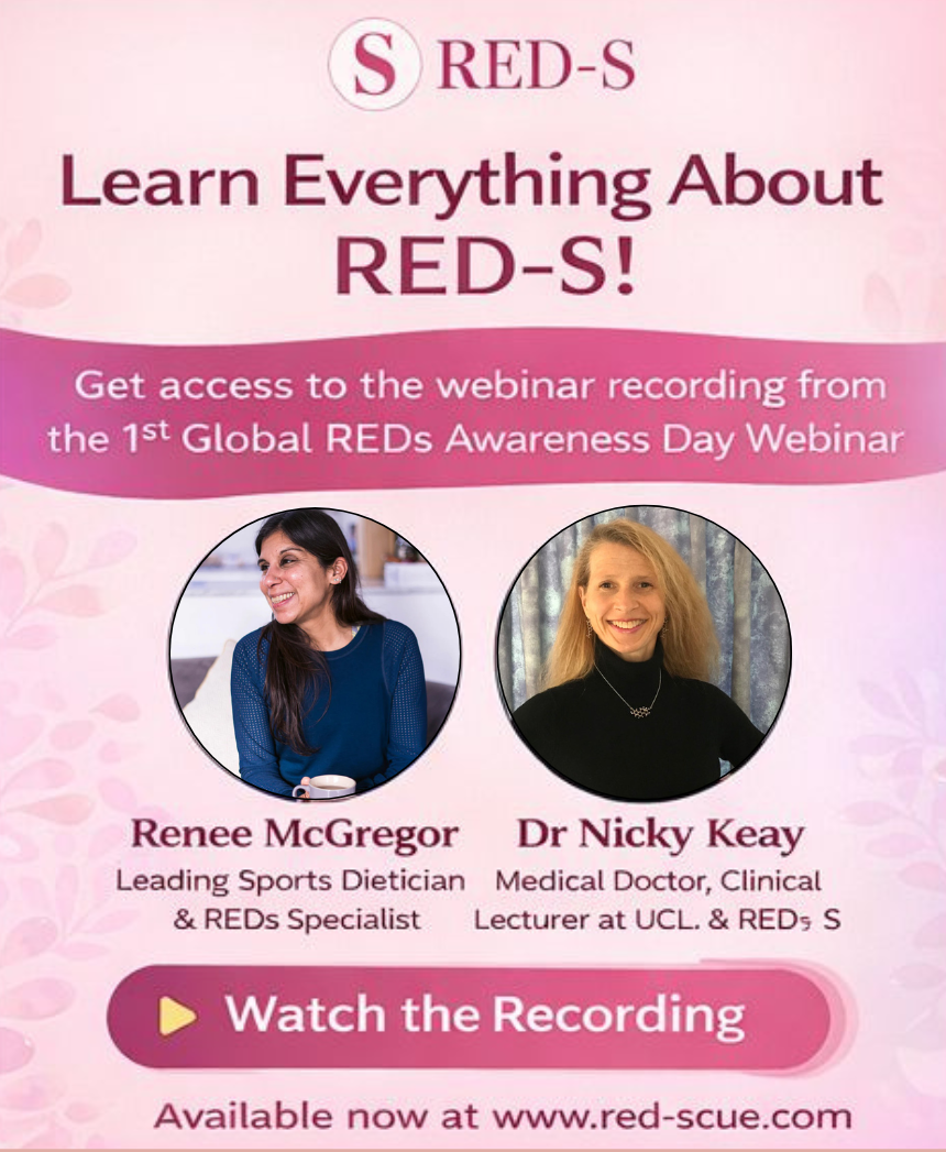 Understanding REDs: A webinar for Global RED-S Day with Dr Nicky Keay & Renee McGregor