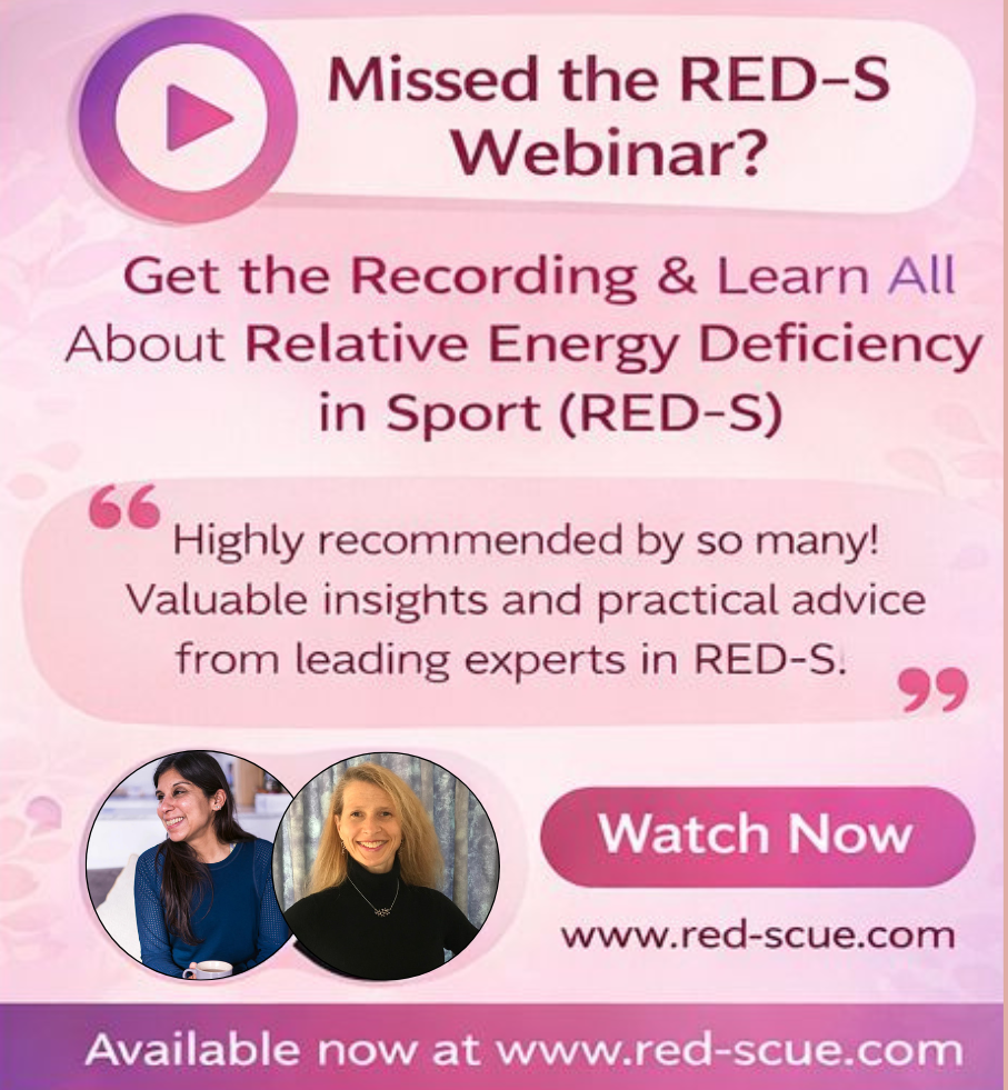 Understanding REDs: A webinar for Global RED-S Day with Dr Nicky Keay & Renee McGregor