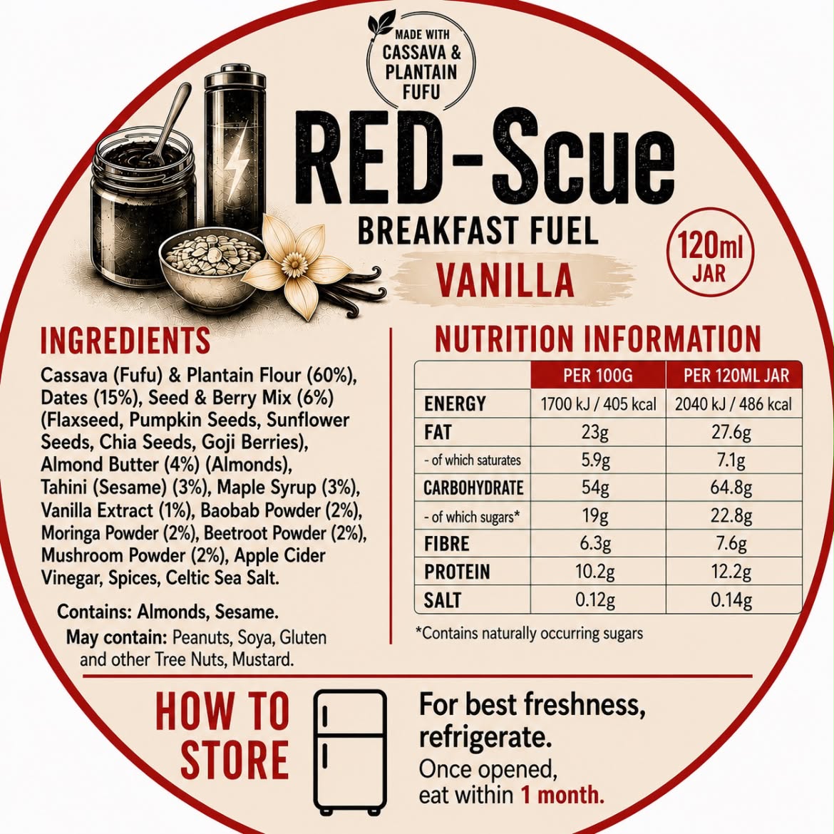 Struggle with Breakfast? Try our Chocolate & Vanilla Breakfast Fuelling Jars