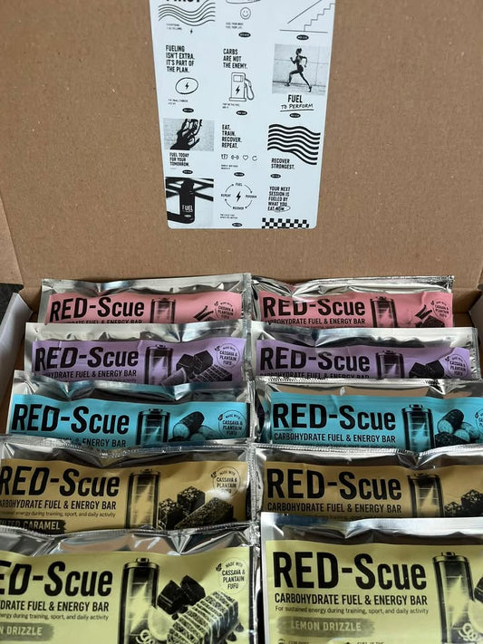 Try Every RED-Scue Flavour  5, 10 or 20 bars. All five flavours. Find your favourite.