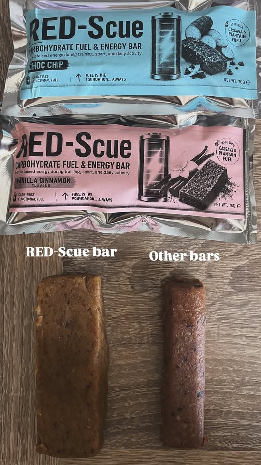 RED-Scue Single-Flavour 5-Bar Pack  5 bars · ~38g carbohydrate per bar · Food-first fuel for athletes · Plant-based · Vegan · Dairy-free