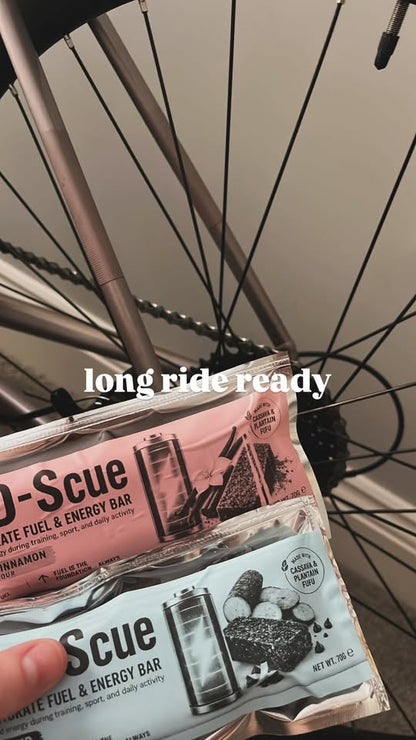 RED-Scue 2-Flavour Combo Packs  Two flavours. 10 bars. ~38g carbohydrate per bar. Food-first fuel for athletes, from morning to evening.