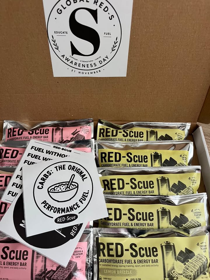 RED-Scue 2-Flavour Combo Packs  Two flavours. 10 bars. ~38g carbohydrate per bar. Food-first fuel for athletes, from morning to evening.