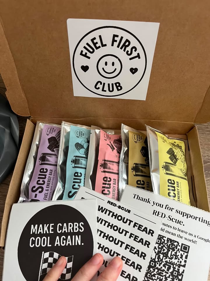 RED-Scue 5-Bar Discovery Pack  Try every RED-Scue flavour. 5 bars · ~38g carbohydrate per bar · Plant-based · Vegan · Dairy-free