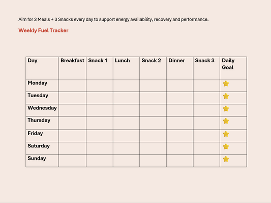 RED-Scue™ Daily Fuelling Reminder Chart