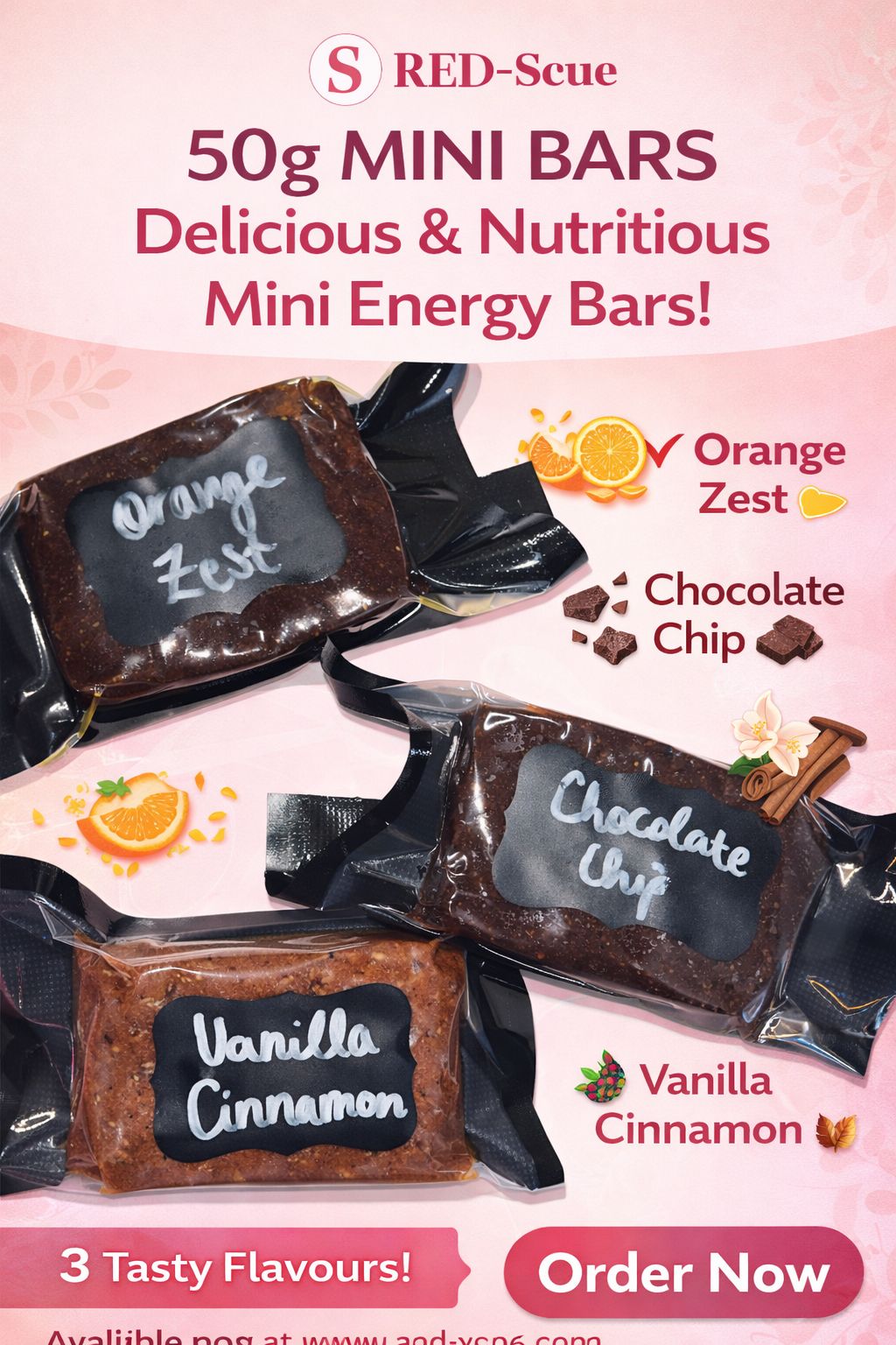 RED-Scue Mini Bars - 2 x 50g Bars